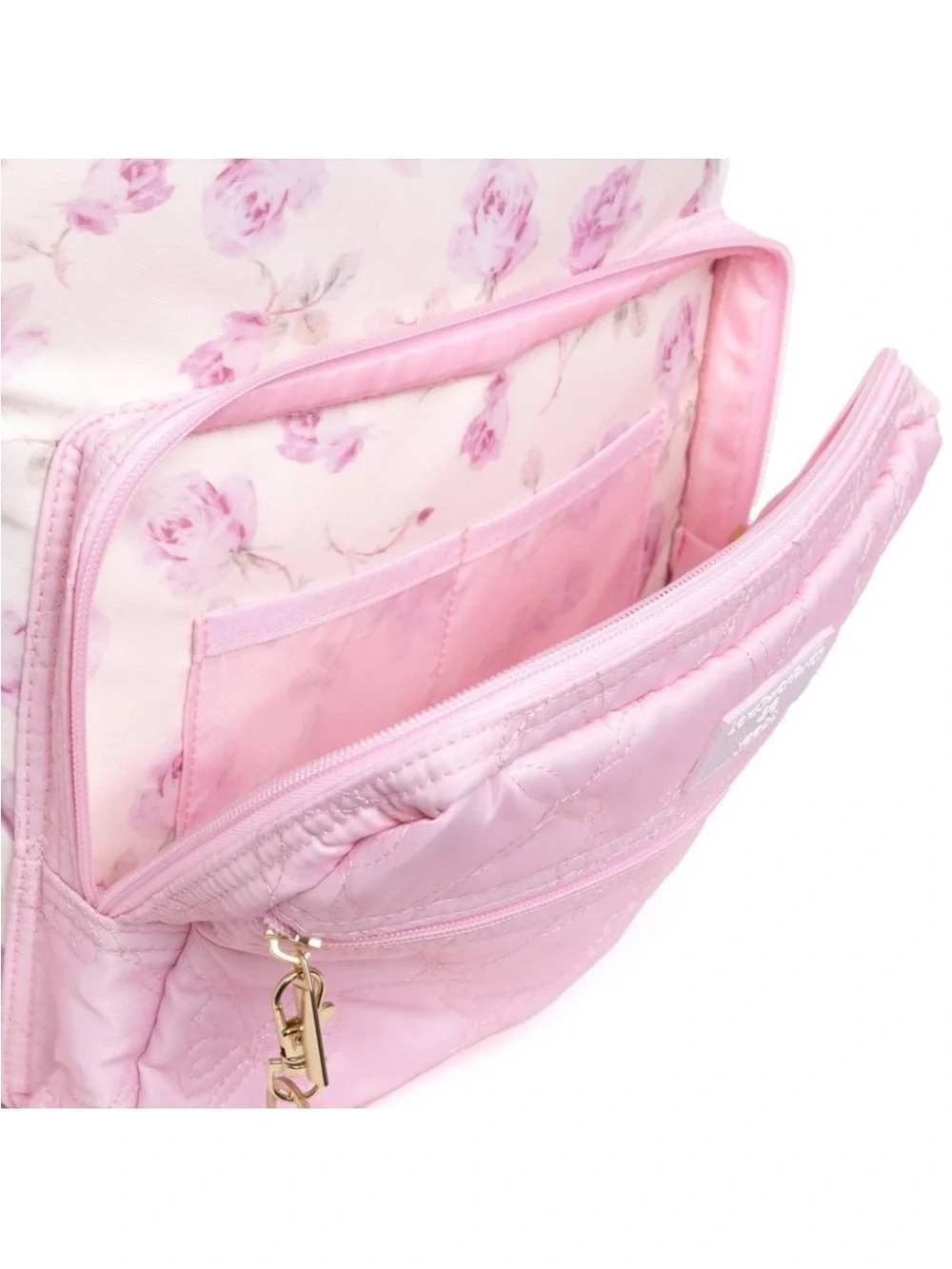 LoveShackFancy x Target - Yoobi Ribbon Rosa Backpack Sterling Dusk